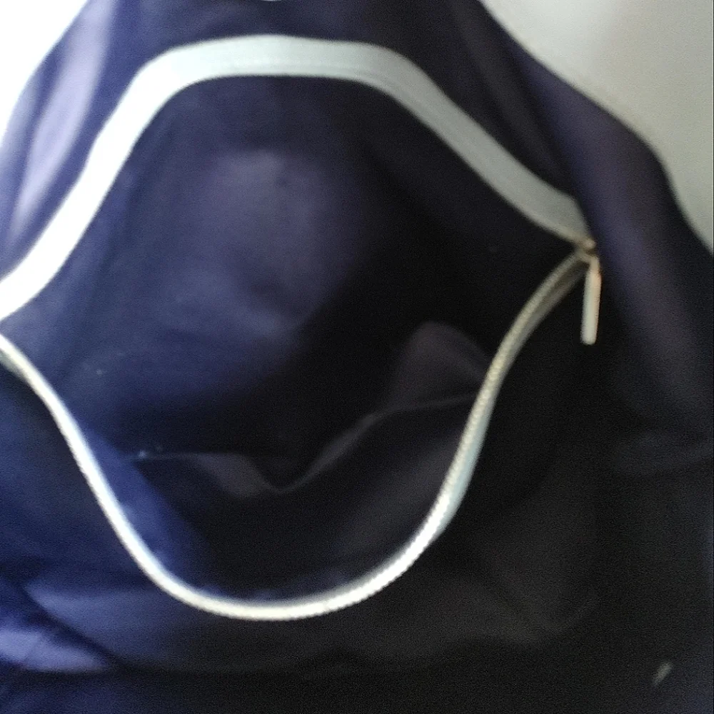 TOD'S Cobalt Blue Leather Shoulder Tote Bag - Picture 5 of 16